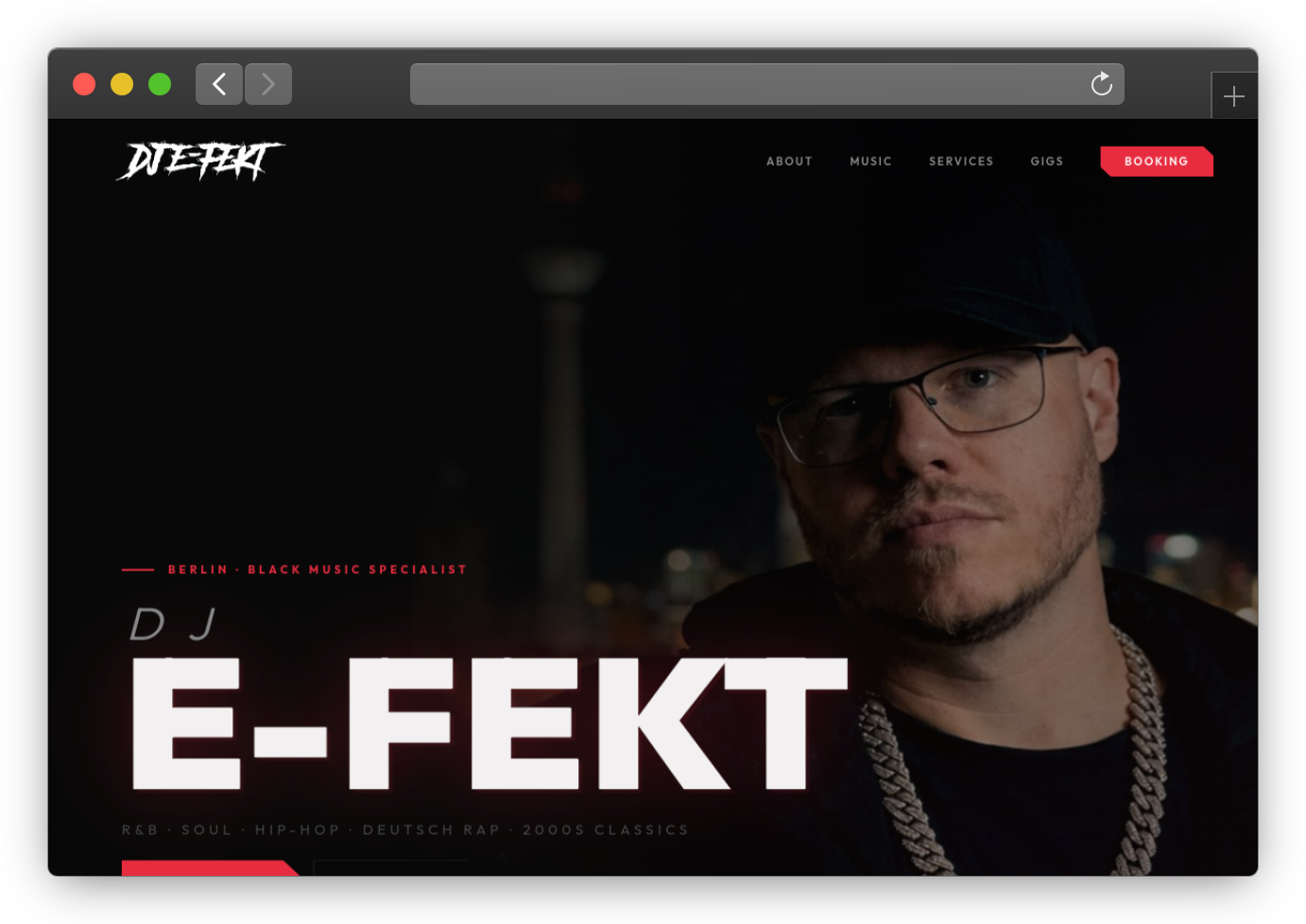 DJ E-Fekt Website - Black Music Specialist aus Berlin